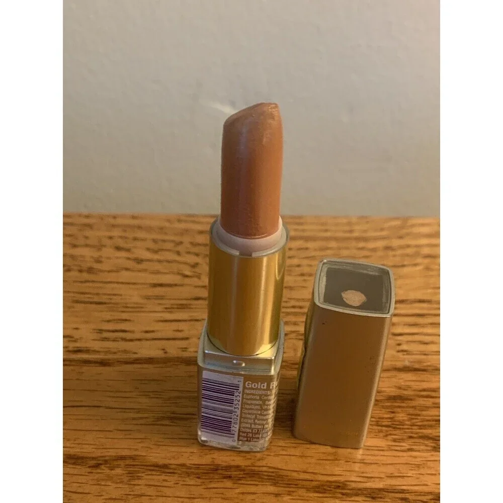 WET N WILD Mega Colors Lipstick - 770A GOLD RUSH Very Rare y2k *SEE PHOTOS*